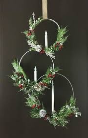 Christmas Candle Wreath Craft Ideas Christmas Wreaths Diy Holiday Decor Christmas Christmas Diy