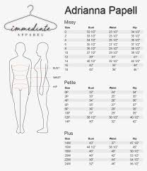 16 Specific Alex Evenings Petite Size Chart