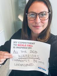 This #sicklecellawarenessmonth join me in raising awareness for  #sicklecelldisease.