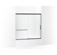 Kohler shower, white and black brown faux. Kohler Bathtub Doors Faucetdirect Com