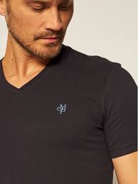 Marc O'Polo T-Shirt B21 2220 51018 Granatowy Shaped Fit