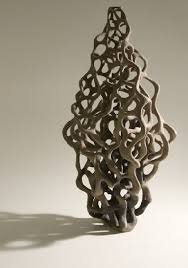 Unity And Variety Increasing Unity Each Strand Of This Sculpture Is Unified In Its Movement And Entangl Organic Sculpture Ceramics Ideas Pottery Pottery Art