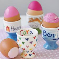 Personalised Hand Painted Egg Cup Egg Cups Easter Egg Gifts Kids Easter Basket