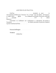 Model adeverinta practica, perioada 3 luni by neagu_sorin in types > resumes & cvs, adeverinta, and model adeverinta. Doc Practica Farmacie Cristina Mada Academia Edu