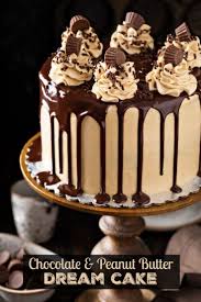 Chocolate And Peanut Butter Dream Cake It Tastes Like A Giant Reese S Cup In Cak Peanut Butter Birthday Cake Chocolate Peanut Butter Cake Peanut Butter Cake