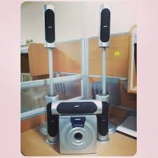 For Sale Geepas Gms 7354 Subwoofer Speaker 5 Speaker Price 20 Bd للبيع سماعات نظام مسرحي 5 سماعات بحالة جيدة السعر 20 B Gym Equipment Gym Treadmill