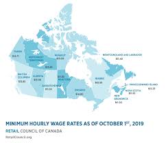 minimum wage by province retail council of canada