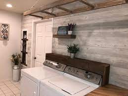 1 4 In X 48 In X 96 In Wood Composite Aspen White Homesteader Wall Panel Hddpaw48 The Home Depot Stylish Laundry Room White Paneling White Wall Paneling