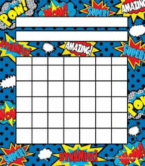 Incentive Charts 36 Count Superhero