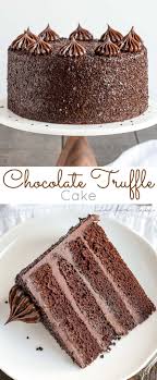The Ultimate Chocolate Indulgence This Decadent Chocolate Truffle Cake Is Perfect For The Chocolate Lover I Chocolate Truffle Cake Desserts Decadent Chocolate