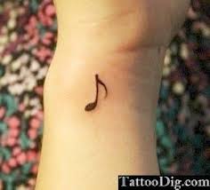 Love and blue music note tattoo. Eighth Note Tattoo I Want On Wrist Music Tattoos Music Notes Tattoo Note Tattoo