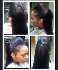 Pin By Deidra Hatten On Quick Weave Hairstyles African Braids Hairstyles Relaxed Hair African American Hair Texture