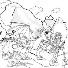 All you need to do to download the coloring pages is to click on the image below: How To Train Your Dragon Coloring Pages For Kids Ausmalbilder Ausmalen Zeichnungen