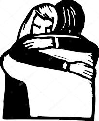 Resultado de imagen para imagen de mujer abrazando a un hombre