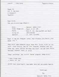 Contoh Surat Lamaran Kerja Tulis Tangan Atau Ketik Buku Tulisan Surat