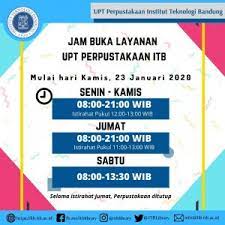 Check spelling or type a new query. Jam Buka Layanan Upt Perpustakaan Itb Perpustakaan Itb