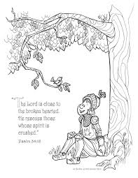 Mommy Me Mondays Psalm 34 18 Mommy And Me Free Coloring Pages Psalms
