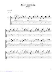 Devils Plaything guitar pro tab by Danzig @ musicnoteslib.com