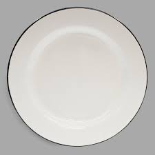 Tablecraft 80019 Enamelware 10 Black And White Plate Black And White Plates Enamelware Plates