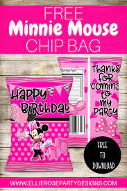 Maybe you would like to learn more about one of these? Free Minnie Mouse Chip Bags Ellierosepartydesigns Com