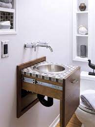 Hideaway Sink Small Bathroom Sinks Tiny House Bathroom Unique Bathroom