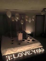 Room Romantic Birthday Surprise Ideas For Girlfriend Wow Just Wow Is This Real Birthday Surprise Boyfriend Valentines Bedroom 35th Birthday Gifts