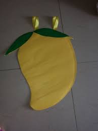 King Of Fruits Prepared With Yellow Chart Paper Ribbon