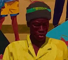 Taxi brousse ». Acrylic