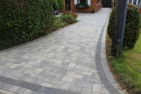 Construction of sidewalks and streetlights. Metric Concrete Stamped Concrete Walkway Photo Gallery