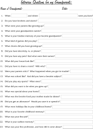 Interview Questions For Grandparents Family History Book Family History Projects Family Tree Genealogy
