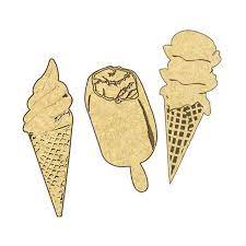 Guilaume adjutor provost adam bergeron cornet3boules. Sujet En Bois Medium Melange De Trois Glaces 3 X 1 Cm La Glace 3 Boules Scrapmalin