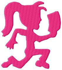 Pink Hatchet Girl Images Pictures Insane Clown Clown Posse Girl Embroidery Designs
