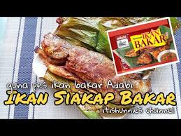 Perencah segera ini sesuai sekali digunakan untuk membakar ikan atau pun pelbagai makanan laut. Resepi Ikan Bakar Guna Pes Ikan Bakar Adabi Memang Sedap Youtube