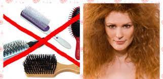 Never Ever Brush Curly Hair Instead Trying Combing It In The Shower With A Wide Tooth Comb Not A Pic Manage Curly Hair Prevent Hair Breakage Curly Hair Styles