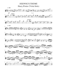 Print And Download In Pdf Or Midi Hedwig S Theme Harry Potter Viola Solo Modified The Korean Guy S Piano Piece Viola Sheet Music Clarinet Music Viola Music