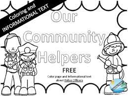 Preschool community helpers coloring pages community helpers clipart black and white world of reference. Community Helpers Colors Worksheets Teaching Resources Tpt
