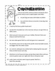 These worksheets focus on making the lowercase and capital letter e. Capital Letters Worksheets