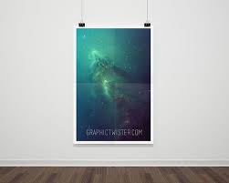 Big Poster Mockup Presentation Poster Mockup Mockup Photoshop Mockup