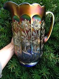 We did not find results for: Rare Starflower Pitcher Blue Fenton Carnival Glass Carnival Glass Blue Carnival Glass Antique Glass