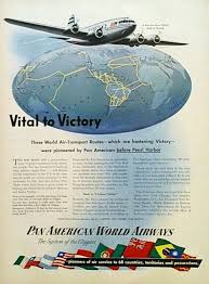Vintage Pan Am Pan American Vintage Travel Posters Pearl Harbor Map