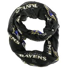 Baltimore Ravens Scarf Infinity Style Alternate Backorder Infinity Scarf Lightweight Scarf Scarf