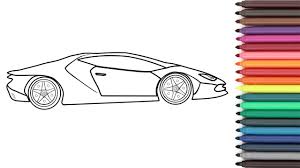 If you are animator, you will have 2 objectives, try to protect the timeline. Lamborghini Coloring Page Lamborghini Huracan Coloring Step By Step Youtube