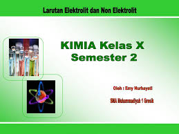 Buku Paket Kimia Kelas X Semester 2