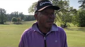 Chatting with Tommy Bennett, golf caddie