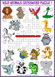 Crossword puzzles can be fun, challenging and educational. Animals Esl Printable Crossword Puzzle Worksheets