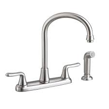 2 handle standard kitchen faucet with