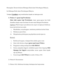 Adakah kepelbagaian agama diperlihara di malaysia? Elemen