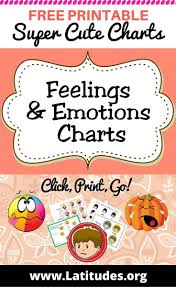 free printable feelings emotions charts for teachers