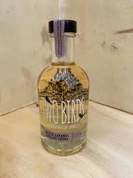 New frosted bottle with laser cut detail. 20cl Two Birds Salted Caramel Vodka Manor Farm