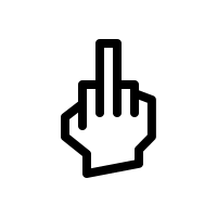 Middle Finger Icon 16x16 355444 Free Icons Library Ini akan mengubah mouse cursor mu menjadi middle finger cursor seperti di gta v. middle finger icon 16x16 355444 free